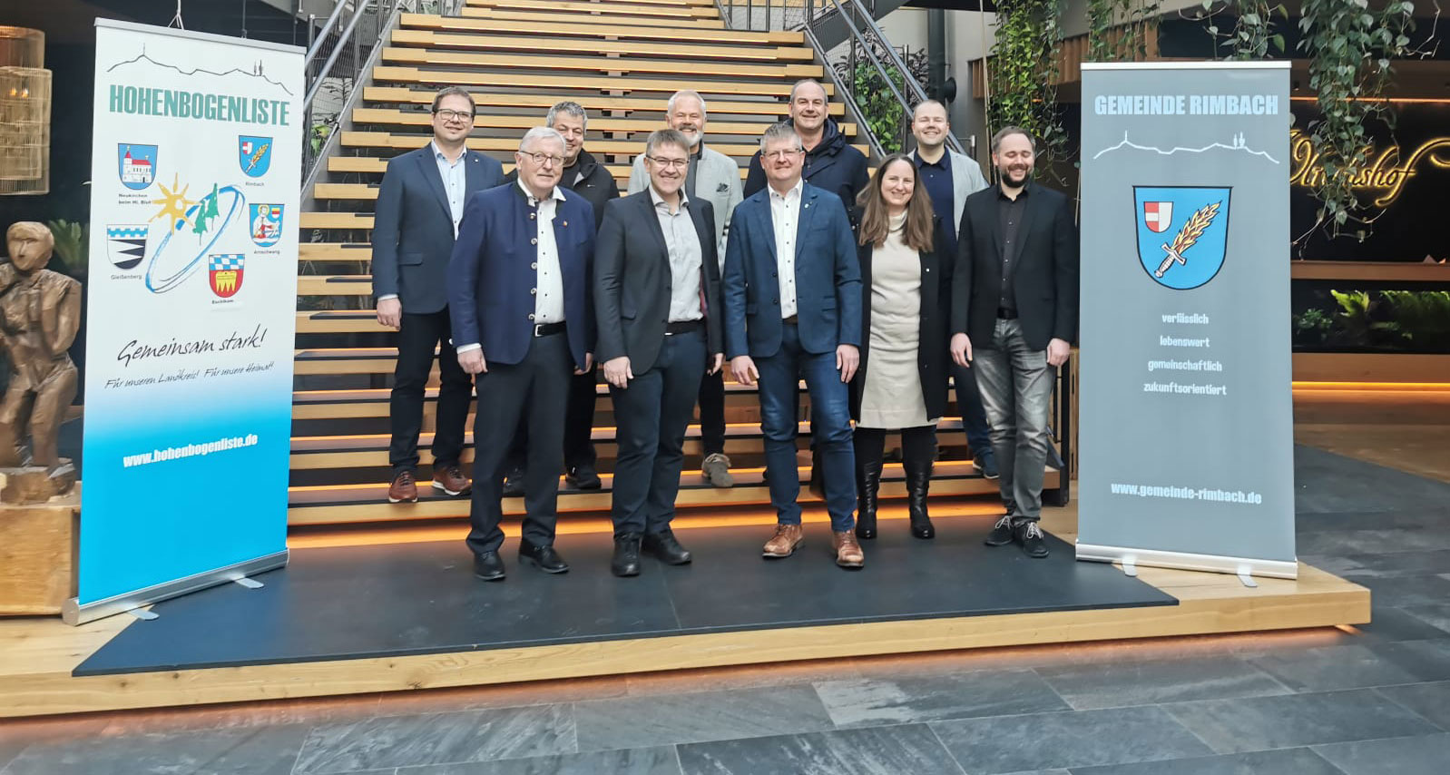 Hohenbogenliste zu Gast im Ulrichshof in Zettisch